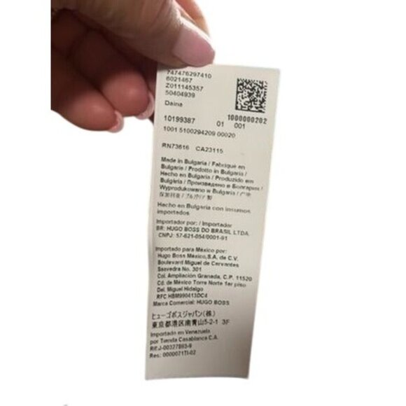 Hugo Boss Womens Black & White Colorblock Sheath Dress Size US 4 Formal Workwear - Picture 9 of 9